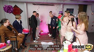 Wedding Orgy Bride Husband Two Friends