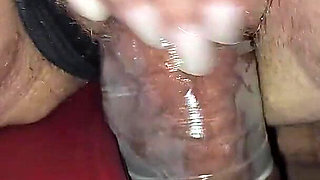 Wife Fucks Bareback in Gloryhole and Gets Her Pussy Full of Cum