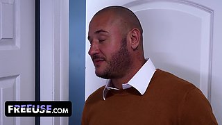 Two Horny Sluts Suck Stepdaddy's Cock in Front of Their Mom