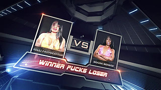 Kelli Provocateur Vs Mocha Menage Female Wrestling