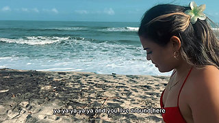 Girl Lost on the Beach Is Fucked by a Tour Guide
