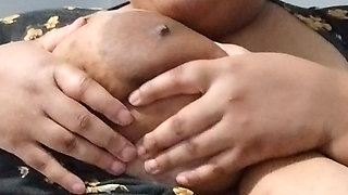 Playing with My Big Titties & Licking My Nipples!