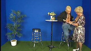 Horny granny gets doggystyle at the casting