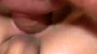 Wild BDSM Slave Licks Bowl in Leather and Fishnets