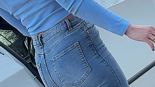 Red Lips Marlboro Smoke in Face & Sexy Striptease POV