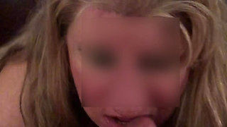 Wife riding dildo and handjob
