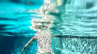 Over/underwater Pool Shots and a Long, Slow-mo Outdoor Shower
