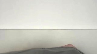 Hot doll with large mounds gives an oral blowjob, making me