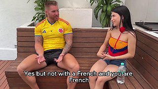SaraTaylor as the Slutty Delivery Girl Takes Muscular French Stud FilouFitts Pounding and Wrecks