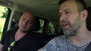 Mark Aurel, Funny Hill And Titus Steel - Tattooed Chick Gets Fucked By A Clown Dude