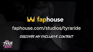 Tattooed MILF Tyra Greedily Deepthroats Her Favorite Pink Dildo