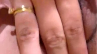 Wife sent a video from her office showing how wet she was, once at home, she cum good so good with my 3 fingers