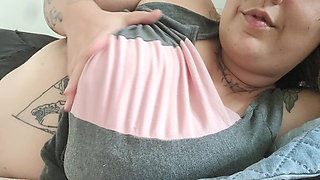 Preparing My Boobs to Give You Milk (no Talking)