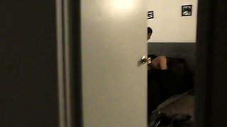 Amateur babe hardcore fucking in a party