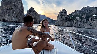 Hardcore Lesbian Captains Fuck Crew Members on Capri Boat Trip