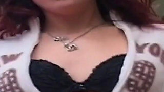 Snowy Exhibitionist Flashes Pussy and Ass in Public