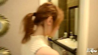 Redhead slut: Blowjob, Doggy  Missonary Porn
