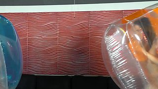 Bubble boobs fun with DaCada and Ashley Cumstar
