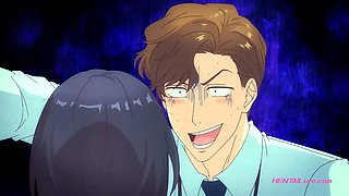 Slow gay seduction on hotel bed turns shy anime nerd wild