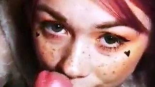 Amateur Blowjob Cumshot Compilation