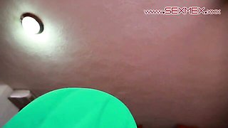 Sexy doll with big boobs Eva Davai plays with her shaved pussy
