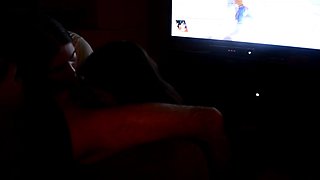 Cute amateur brunette gives pov blowjob and fuck