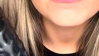 Amateur blonde teen girlfriend toyed and facialized