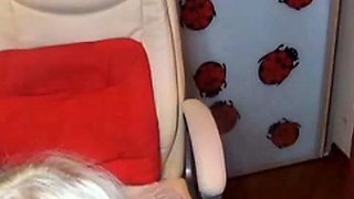 Blonde Amateur MILF with Big Tits Masturbates on Webcam