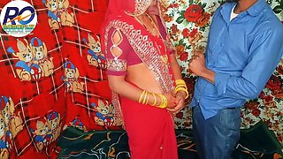Sex with stepmother's younger sister, lifting the red saree and secretly going to the village for a wedding with the stepson, full video
