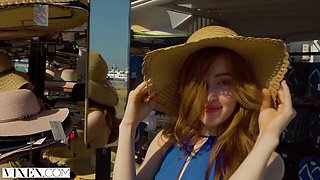 Beauteous Christian Clay and Jia Lissa's red head clip