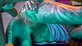 BWC Guard Pumps Tattoo Slut's Anal After Catching Her Fingerfucking Her Pussy