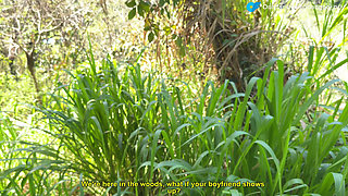 Shhh! My Boyfriend Won't Find Us Here in the Middle of the Forest, Don't Worry