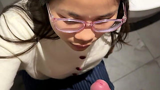 I Sucked Him in Public Restroom and He Came in My Mouth, I Swallowed Everything