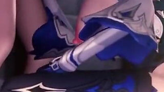 Eula Lawrence Gives Aether an Amazing Blowjob Like a Pornstar in Public Genshin Impact Porn Dragk