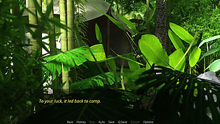 The Lust City - Beautiful Red Head Strips in Jungle and Gives Me Hot Blowjob and Massive Pussy Creampie