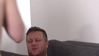 A Huge Cock Stretching the Ass of a Slutty Blonde Brought Her to Her First Anal Orgasm