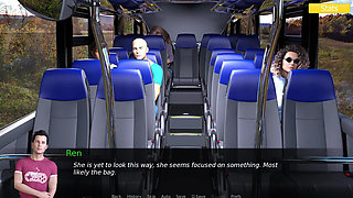Erotica 8 - Ren Fingers Harper on the Bus After Catching Her Stealing