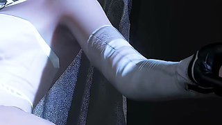 2b Nier Automata Handjob & Blowjob Service - Rule34 3D Animation
