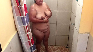 Taking a Shower in a Public Restroom.