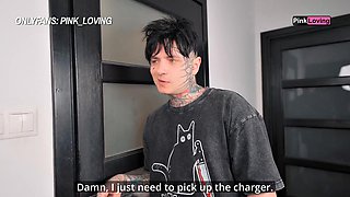 Stepsister Cosplays Sex Doll for Steamy Blowjob