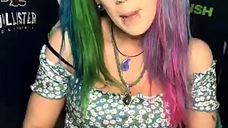 Big boobs milf masturbates with her dildo