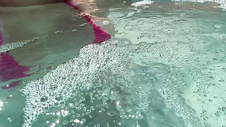 Artemisia Love Showing Her Perfect Tits in a Micro Bikini Underwater