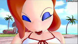 Jessica Rabbit get fucked in public pool