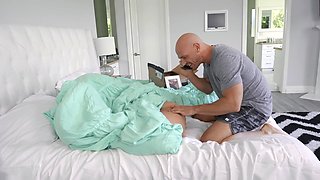 Johnny Sins' Sneaky Passion Ignites Forbidden Bedroom Heat