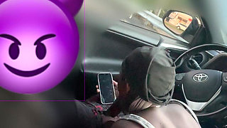 Cars Pass by While She Suck My Dick