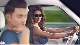 A Wife and Stepmother Real Fucking Car Fuck with Dyl