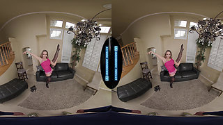 LETHAL HARDCORE VR - Flexible MILF Strips For You Before Spreading Wide For Your Dick