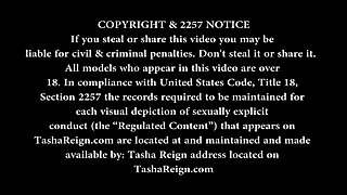 Tasha Reigh and her beaded dildo pussy fuck