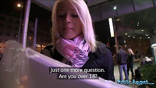 Public agent - virgin blonde schoolgirl does what she's told