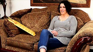 Busty bdsm brunette spanked and anal fucked